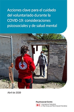 Key actions on caring for volunteers in COVID-19: mental health and psychosocial considerations translated in Spanish